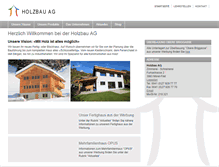 Tablet Screenshot of holzbaum.ch